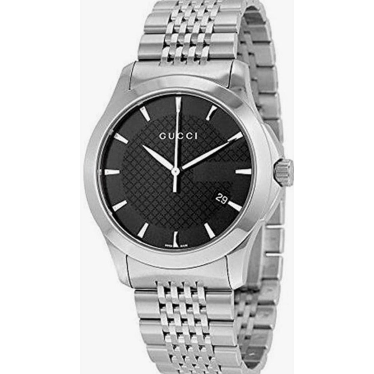 稀少 GUCCI(グッチ) G-Timeless Silver Dial Unisex Watch 783408_I1610_8638_001_100_0000