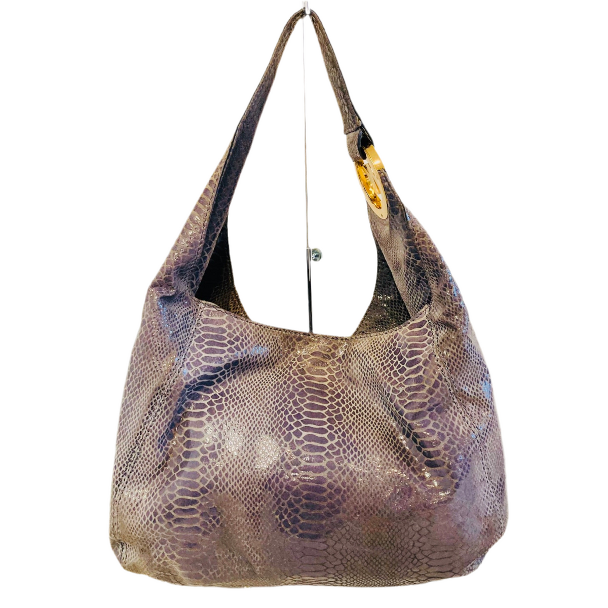 Bobee D Hobo Snakeskin high quality Leather Shoulder Bag