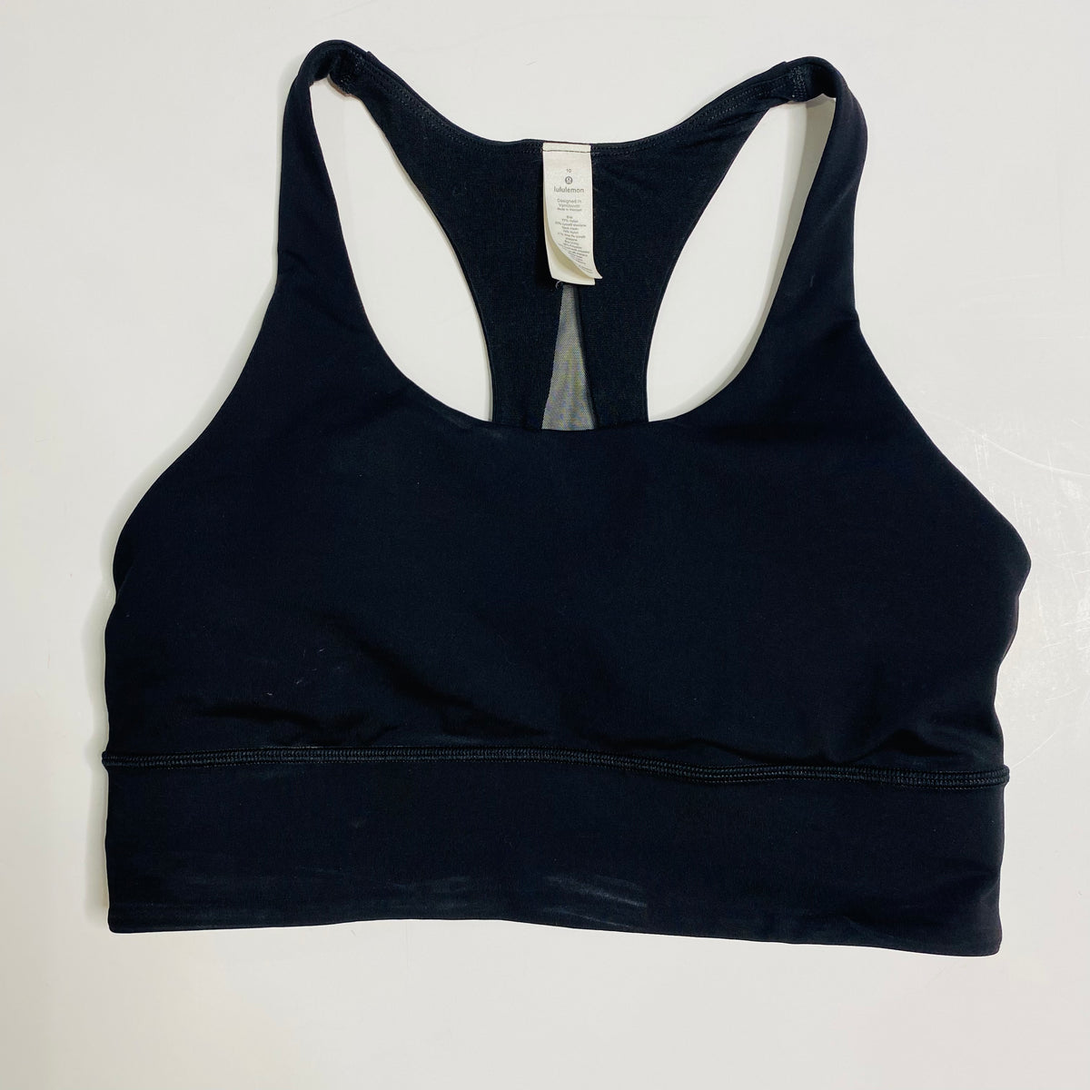 LULULEMON Racerback Sports Bra Black Size 10 Style Exchange Boutique PGH