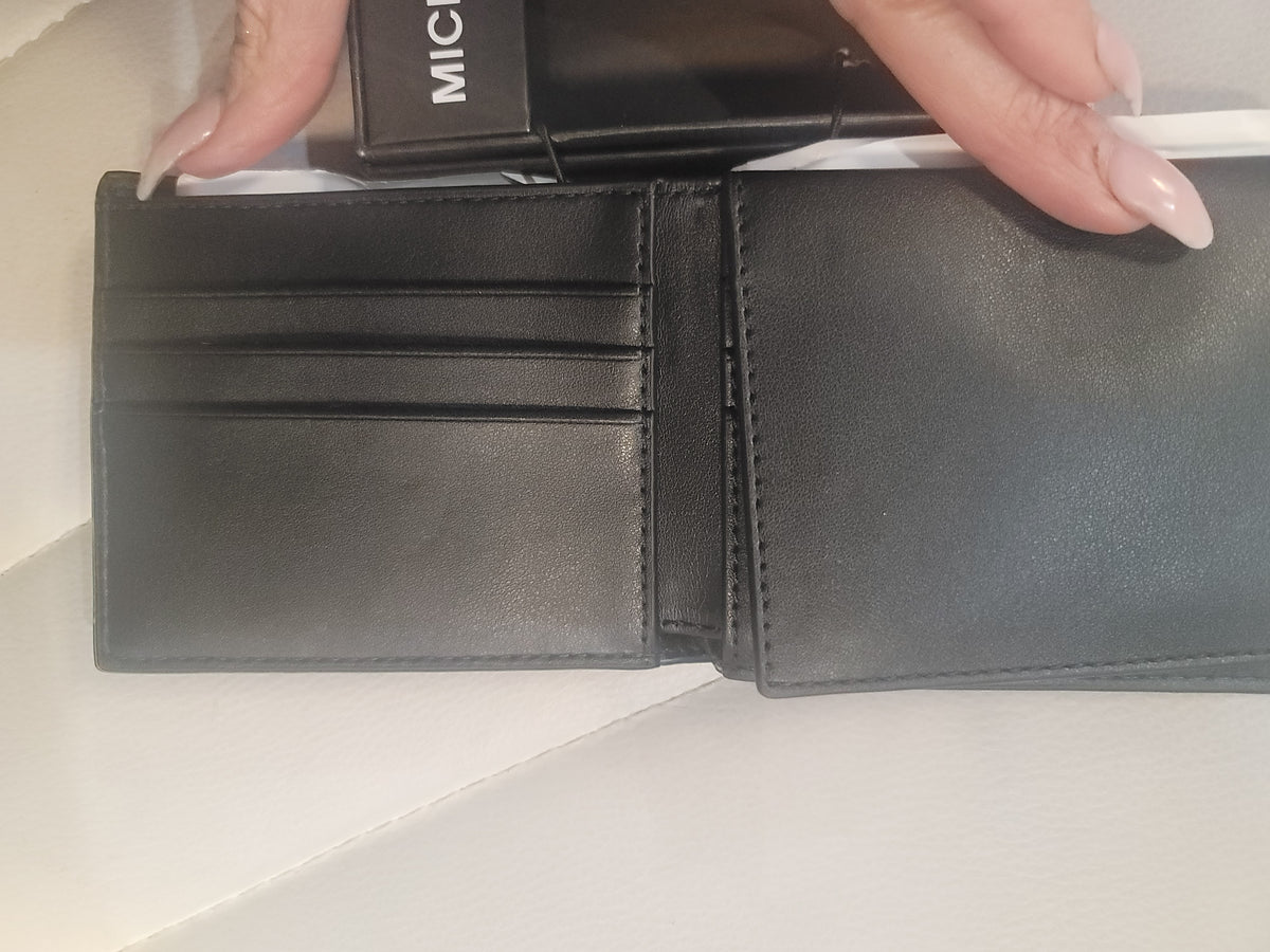 Jet Set black bifold wallet
