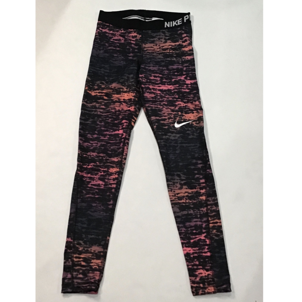 Nike Clothes Nike Multicolor Leggings NIKE Multicolor/Red/Black
