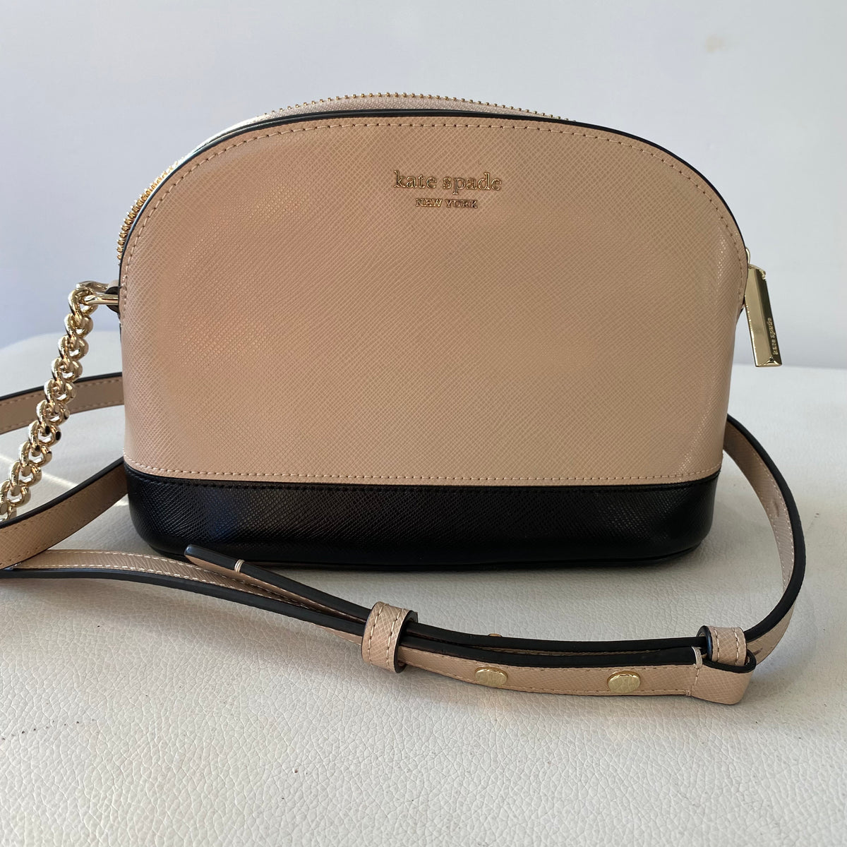 Kate Spade Spencer Nightcap Navy Leather Small Dome Crossbody Bag NWT –  Design Her Boutique