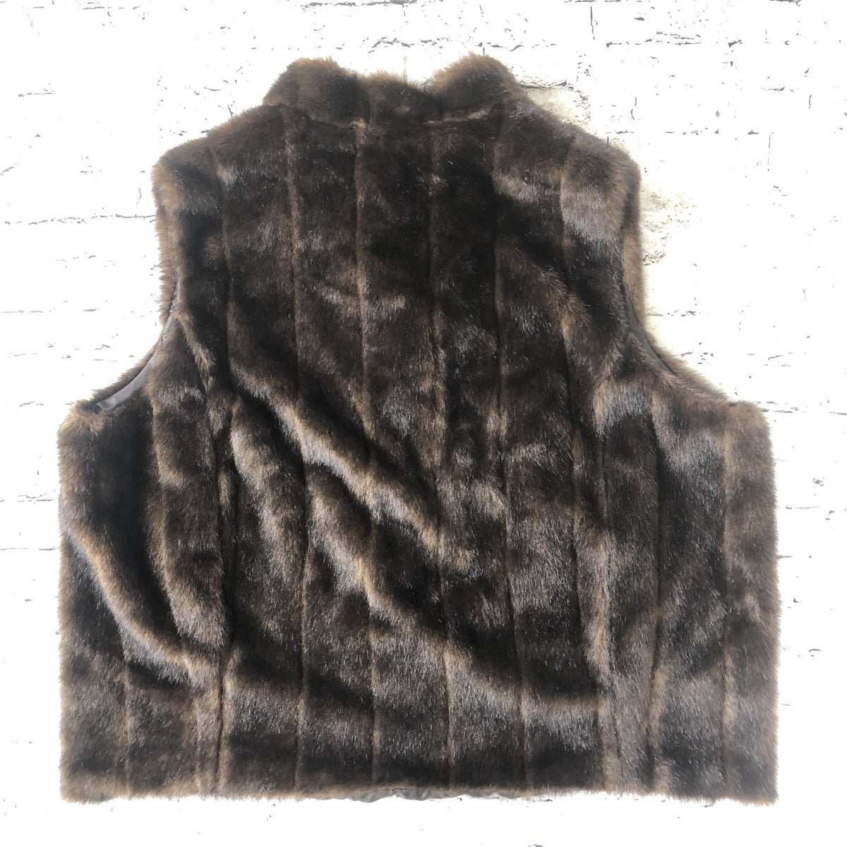 Donna salyers faux outlet fur vest