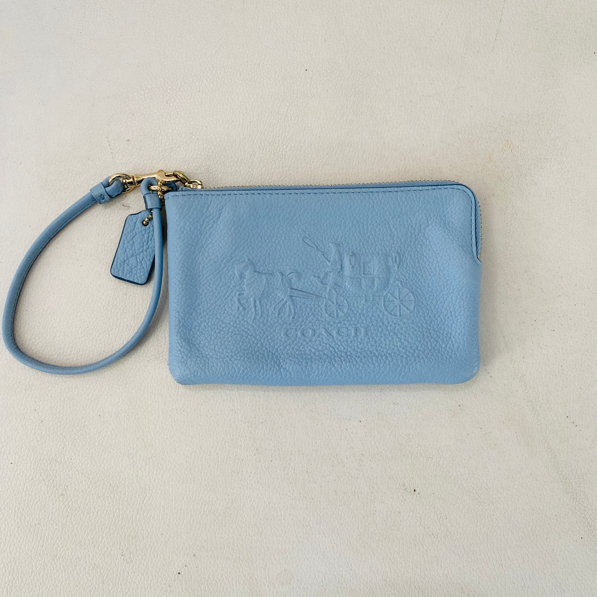 Michael Kors Blue Consignment Wristlet/Wallet