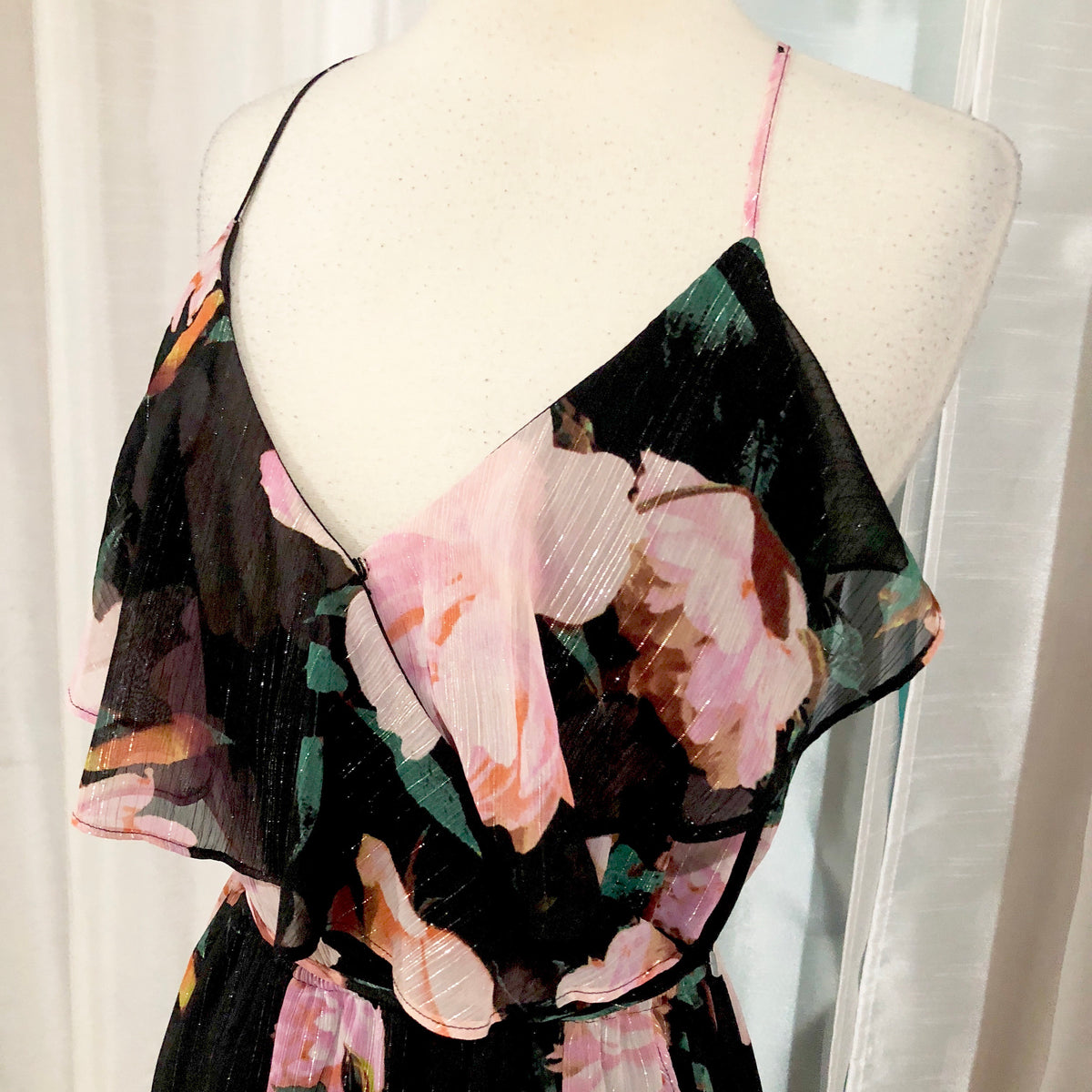 JENNIFER LOPEZ Floral Print Maxi Dress Size 2 NWT – Style Exchange Boutique  PGH