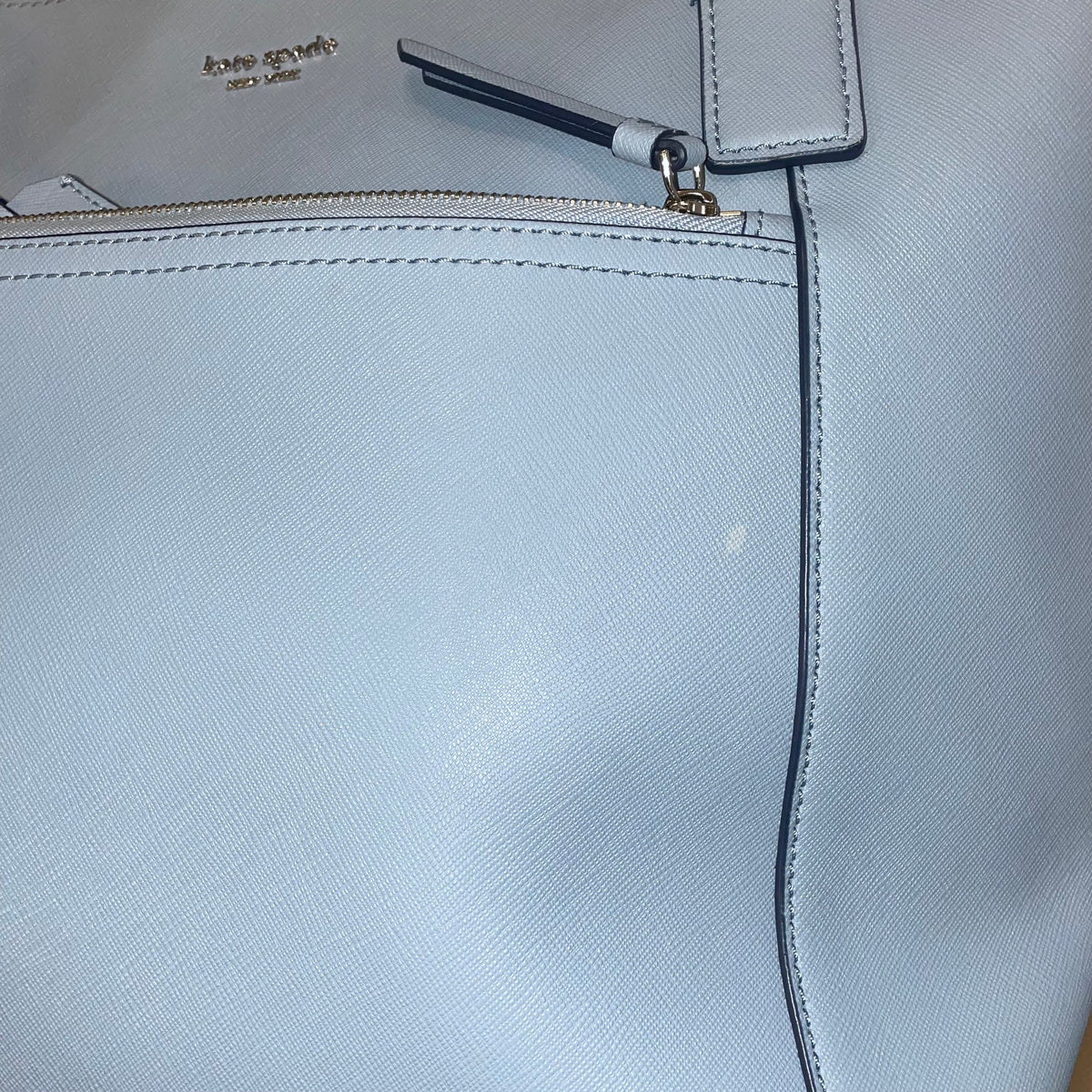 Kate Spade Jana Tote Saffiano Leather Handbag Candied Blue K8150