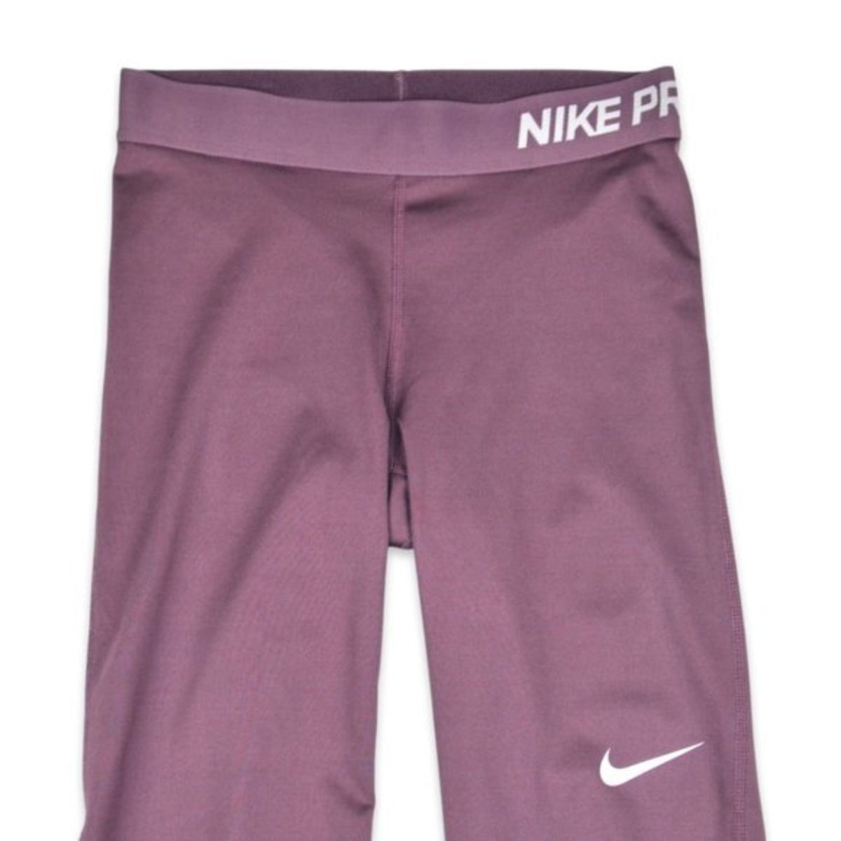 NIKE Mauve Purple/Pink/Rose Pro Dri-FIT Pro Cool Capri Cropped