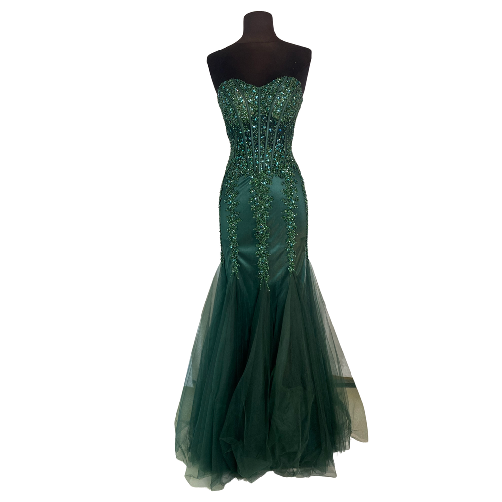 BOUTIQUE Long Gown  Green Size 2