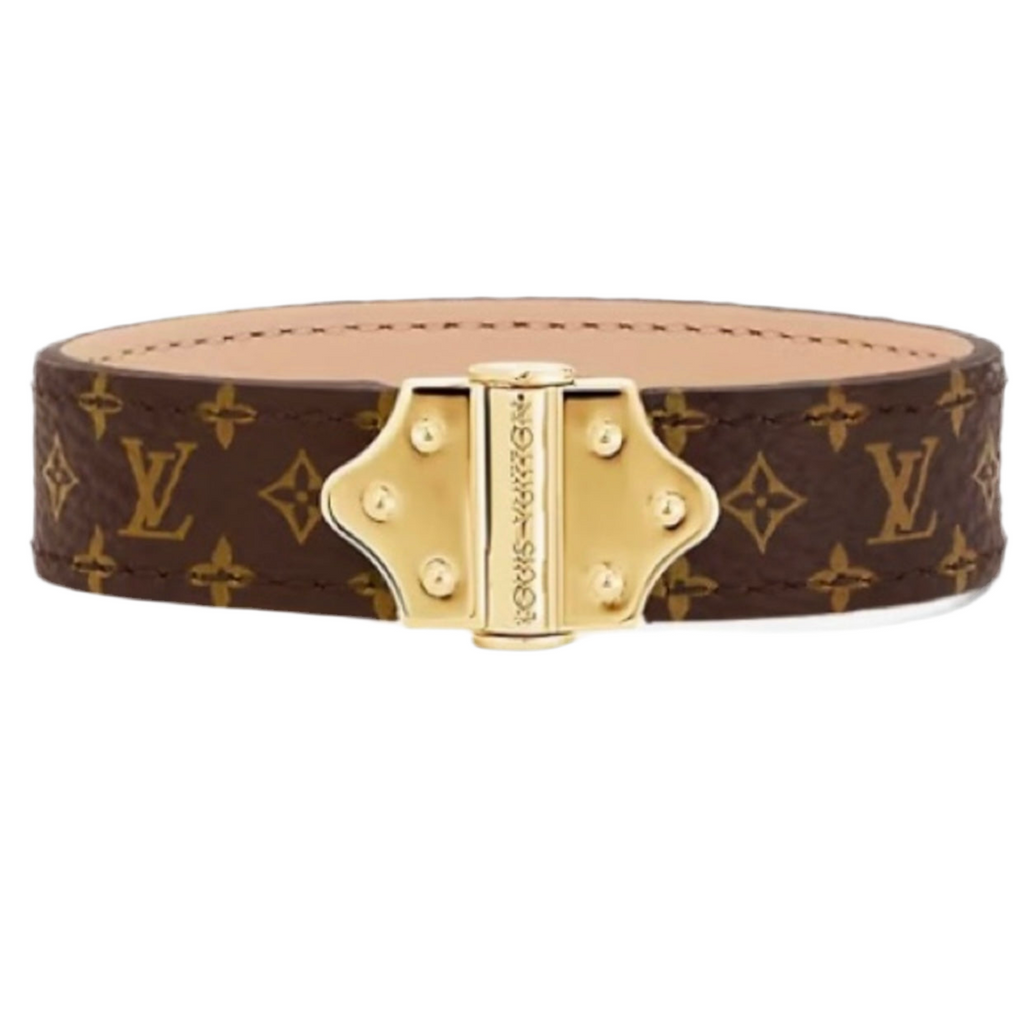 LOUIS VUITTON Nano Monogram Bracelet Size 19 NIB