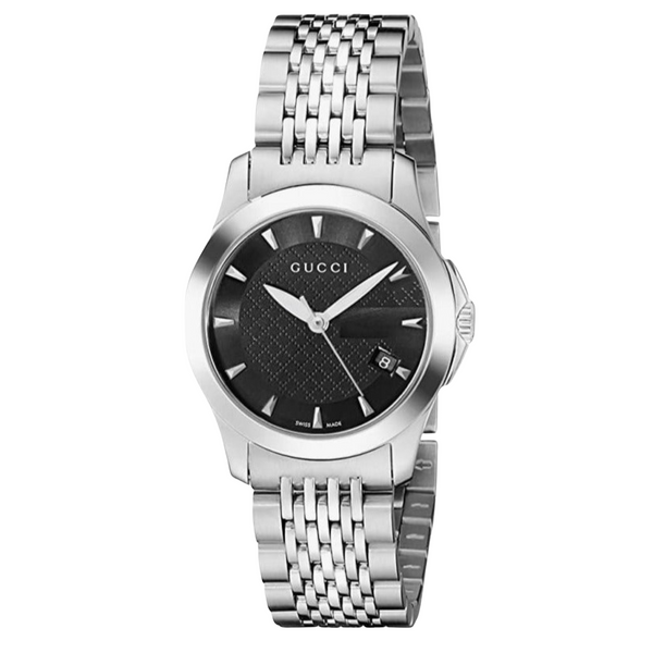 稀少 GUCCI(グッチ) G-Timeless Silver Quartz Ladies Watch Gucci G-Timeless Watch YA1264153-Silver Dial, Bee Design
