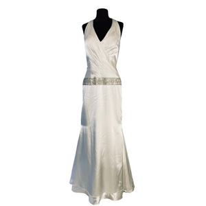 GALINA SIGNATURE Long Wedding Gown Ivory Size 14