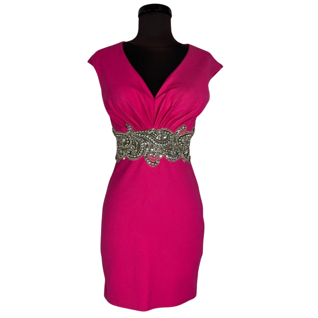 MAC DUGGAL Short Dress Hot Pink Size 0