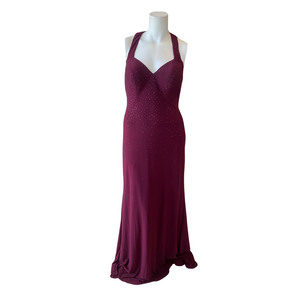 FAVIANA Style 9458 Long Gown Maroon Size 14