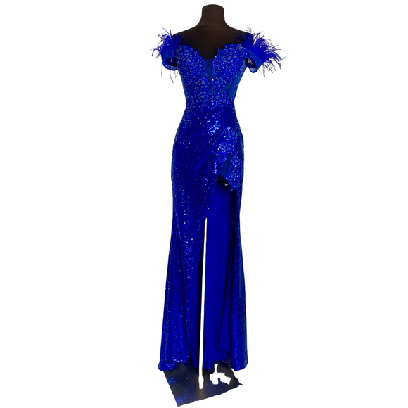 BOUTIQUE Long Gown Royal Blue Size 2