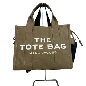 MARC JACOBS The Tote Bag Canvas Slate Green Small