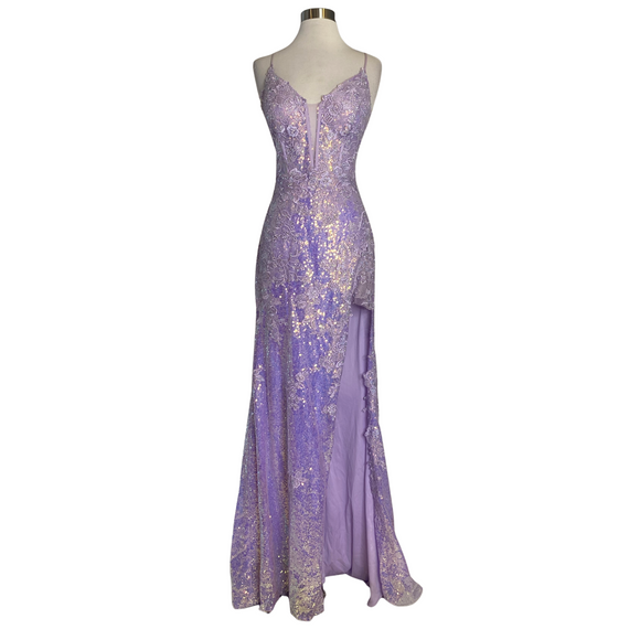 BOUTIQUE Long Gown Lilac Size Large
