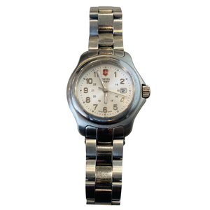 SWISS ARMY Officers 1884 24705 Woman’s Wrist Watch Stainless Steel
