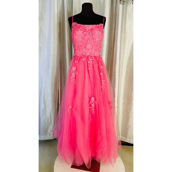 JULES & CLEO Long Gown Pink Size 20