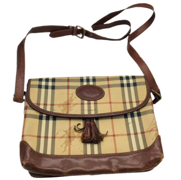 BURBERRY Nova Check Shoulder Bag