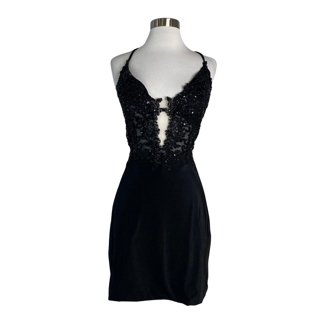 NOX ANABEL Short Dress Black Size 12