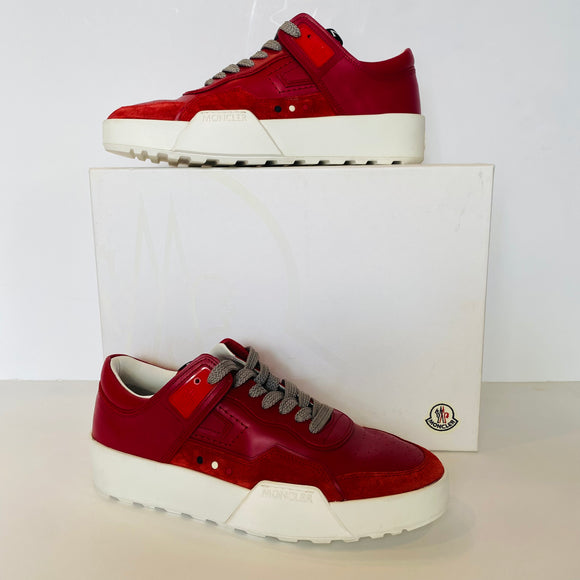 MONCLER PROMYX SPACE LOW TOP Red Size 11/44 NIB