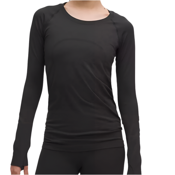 LULULEMON Swiftly Tech Long-Sleeve Shirt 2.0
Hip Length Black Size 10