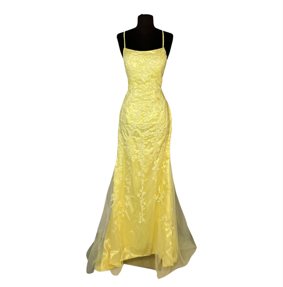 BOUTIQUE Long Gown Yellow Size 4