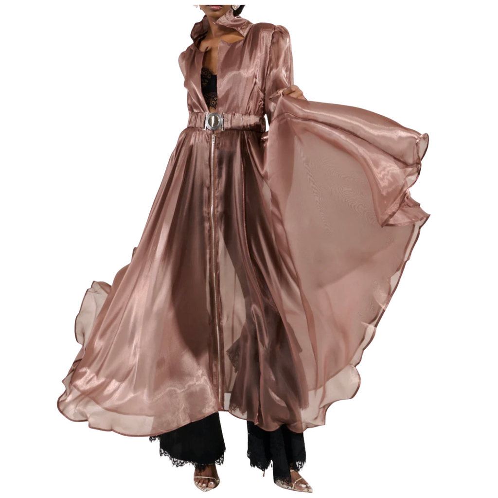 AKIRA Dressed Up Trench Coat Brown Size Medium NWT Style Exchange Boutique PGH AKIRA Dressed Up Trench Coat Brown Size Medium NWT Style Exchange Boutique PGH