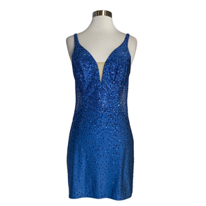 FAVIANA Short Cocktail Dress Blue Size 6
