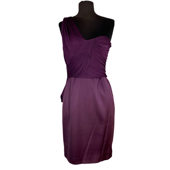 ESCADA Short Dress Plum Cocktail DressSize 34B