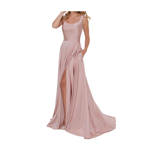 CHRISTINA WU Style 48020 Long Gown Blush Size 14 NWT