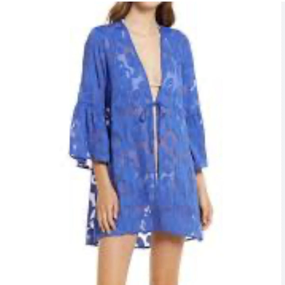 Lilly Pulitzer Lilly Pulitzer
Motley Cover-Up Blue Size Small