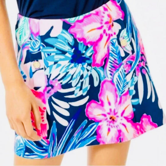 Lilly Pulitzer Madison Skort Sugar Mambo Print Size Small
