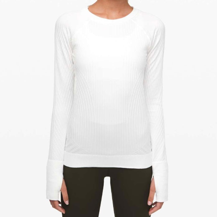 Lululemon Rest Less Pullover White / White Size 10 NWT