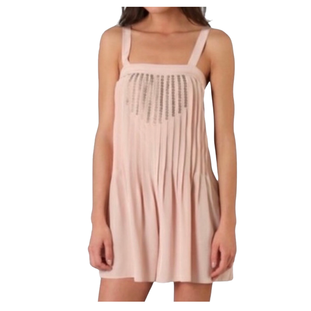 TIBI Silk Romper Blush Size 2