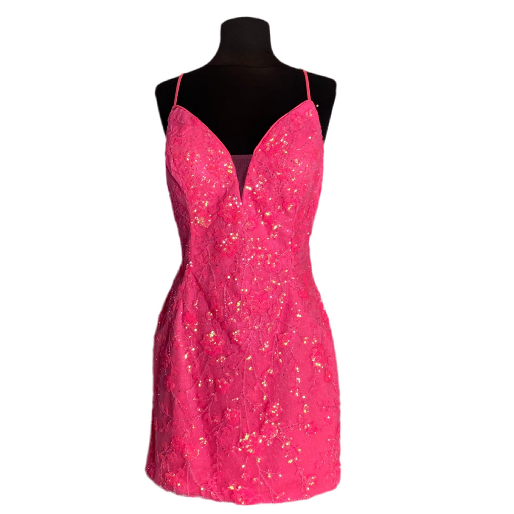 BOUTIQUE Short Cocktail Dress Pink Size 8