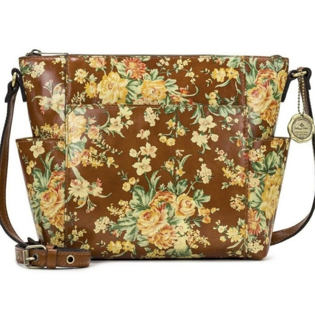 PATRICIA NASH Aveley Floral Leather Crossbody Handbag