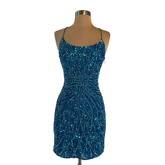 sachin and babi light blue dress Cocktail & Party Dresses