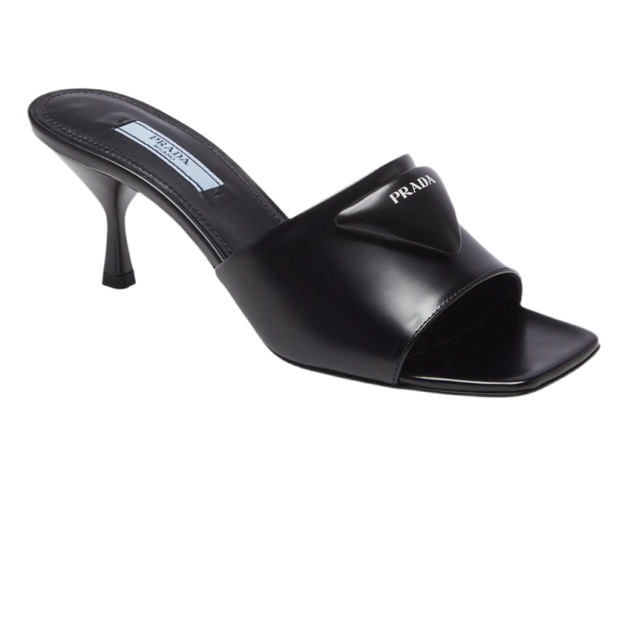 PRADA 黒 クリスタルバックル パンプス Prada Leather Crisscross Sandals | Saks Fifth Avenue