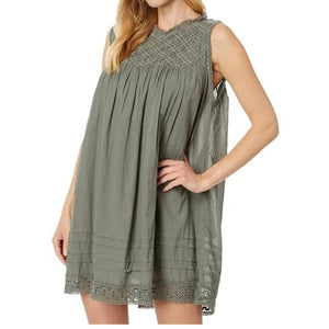 FREE PEOPLE  Shea Dress Dried Basil Size Small
