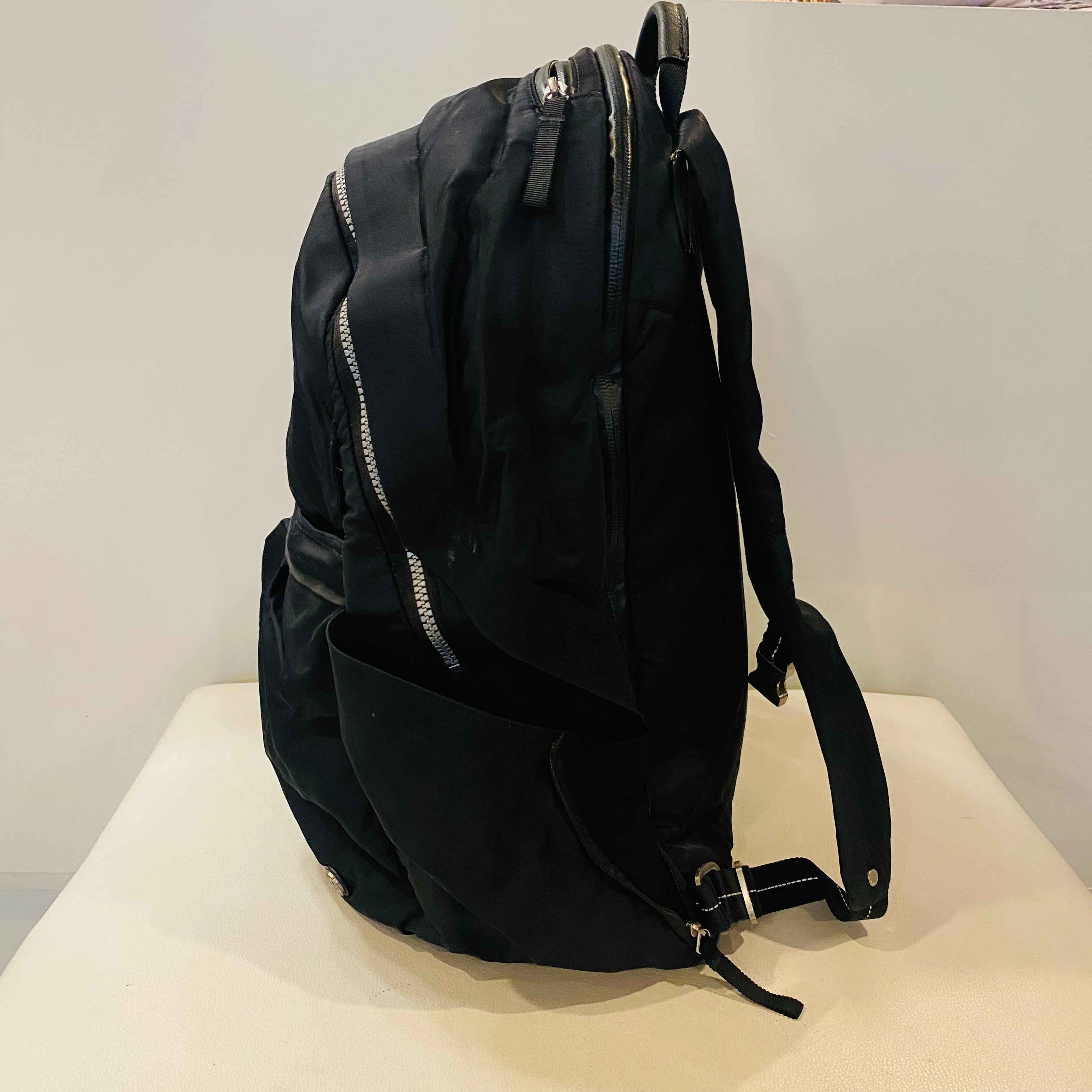 Lululemon Savour the Savasana Black Traveling Yogini Rucksack Backpack Style Exchange Boutique PGH