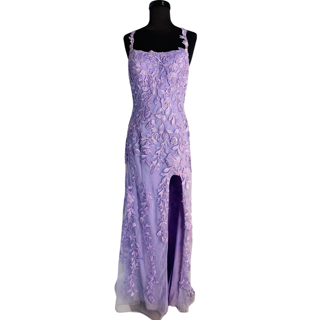 SHERRI HILL Long Gown Lavender Size 6