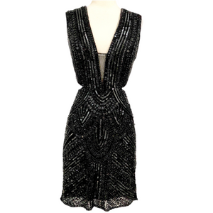 SHERRI HILL Style 51362 Cocktail Dress Black Size 2