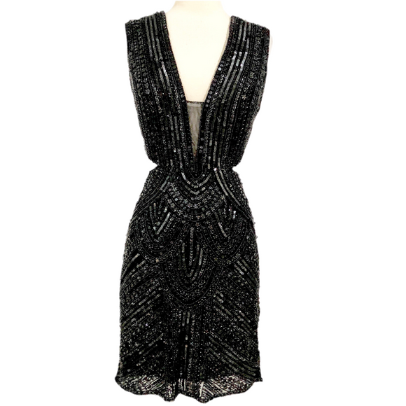 SHERRI HILL Style 51362 Cocktail Dress Black Size 2