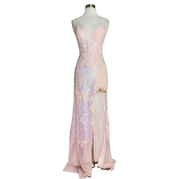 BOUTIQUE Long Gown Light Pink Size 2