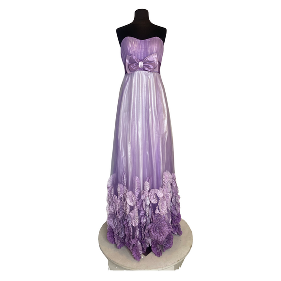 NIKA Long Gown Purple Size 6 NWT