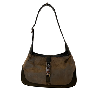 GUCCI Vintage Velvet Shoulder Bag