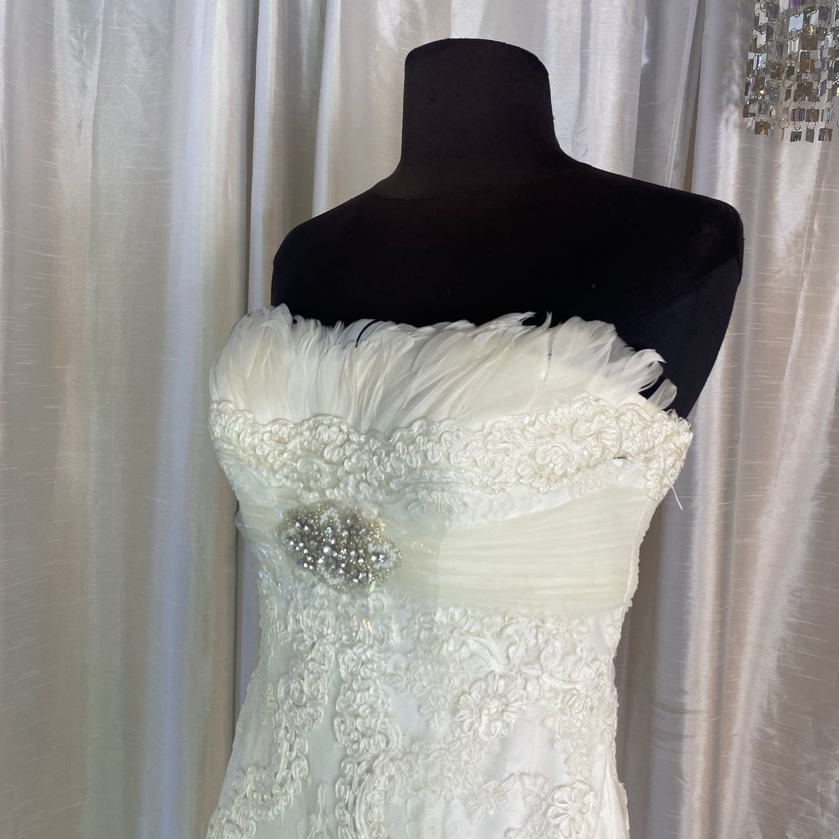 PRONOVIAS Dietrich Wedding Gown Size 8 – Style Exchange Boutique PGH