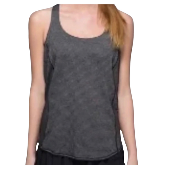 LULULEMON Wild Tank Black and Gray Size 6