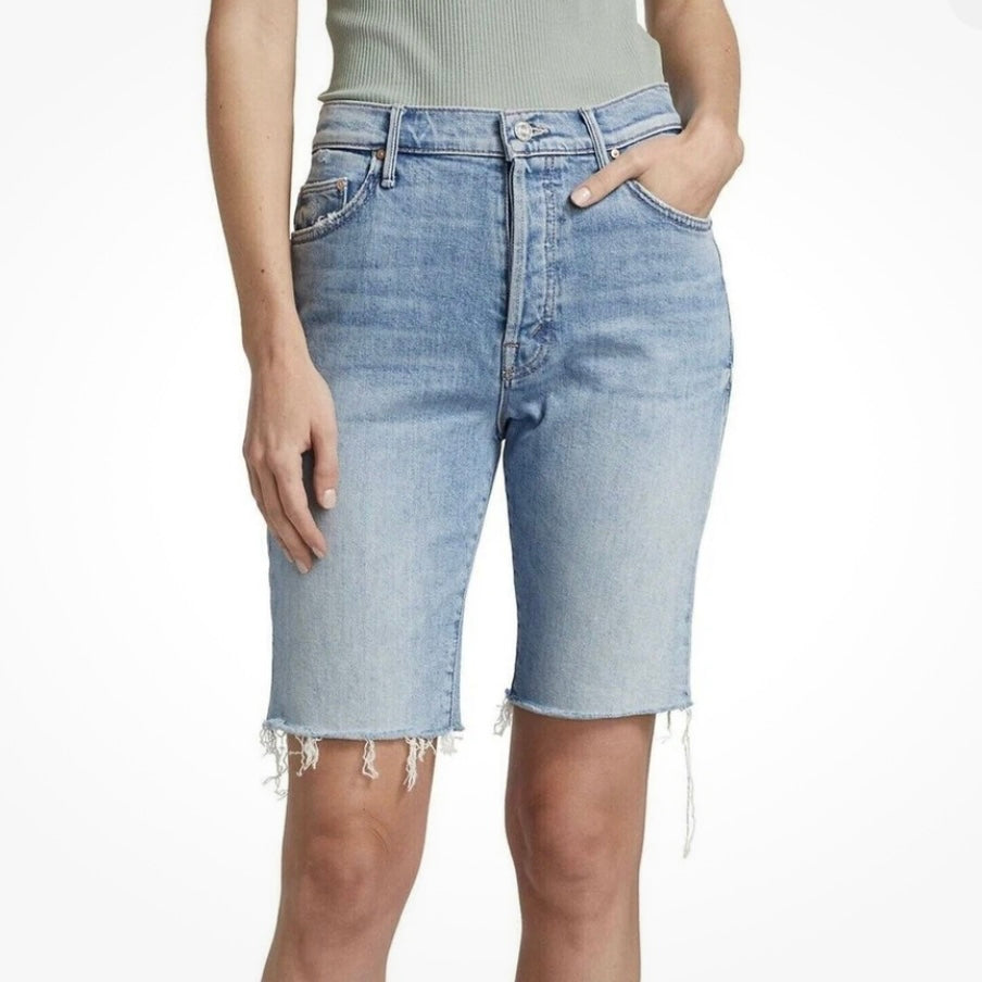 MOTHER Superior The Trickster Shorts Fray in Slay It With Flowers Size 26